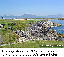 The signature par-3 3rd at Tralee